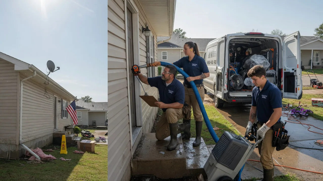 Ceiling Water Damage Restoration in Crane, MO near me
